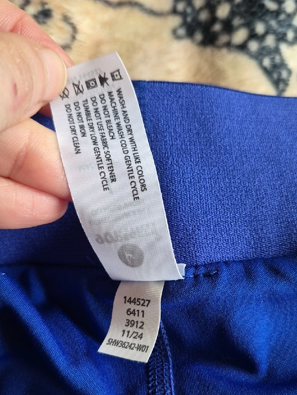 90 Degree By Reflex Size Large Blue Athletic Shorts Stretchy